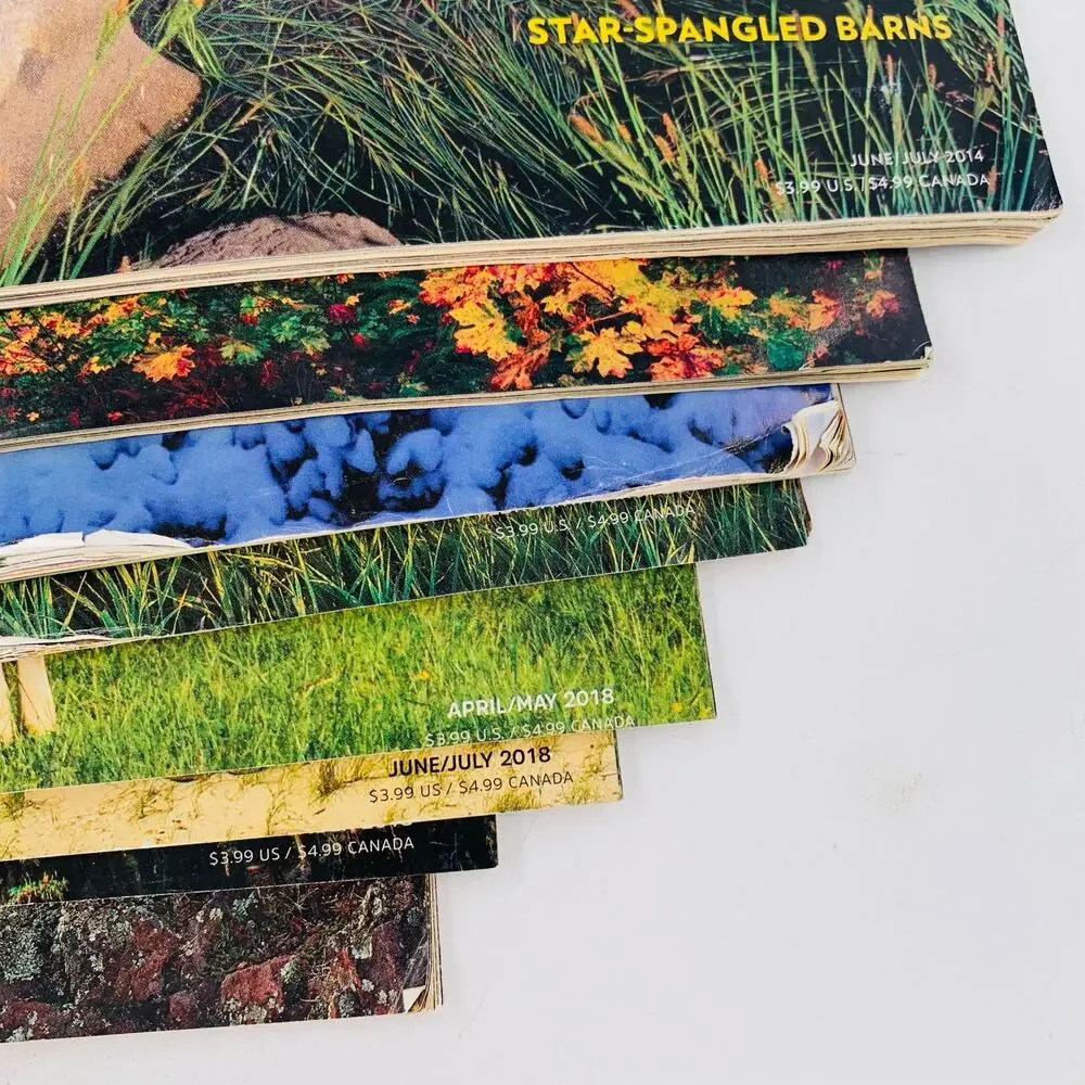 Country Magazine Lot Of 8 2014 2017 2018 Issues Farm Nature Iowa Holiday Summer